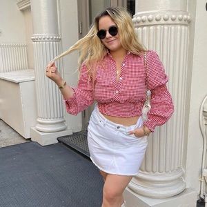 Nastygal Gingham top